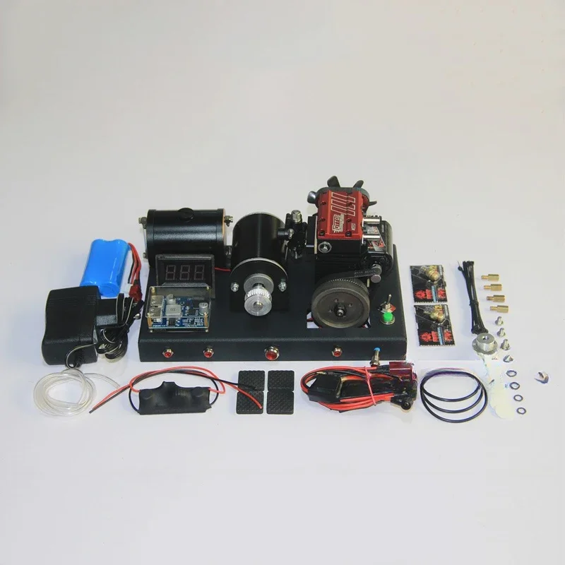 L200AC Twin-cylinder Four-stroke Methanol Engine Assembly Generator Starting Accessories Wiring Harness Plus Switch Piston