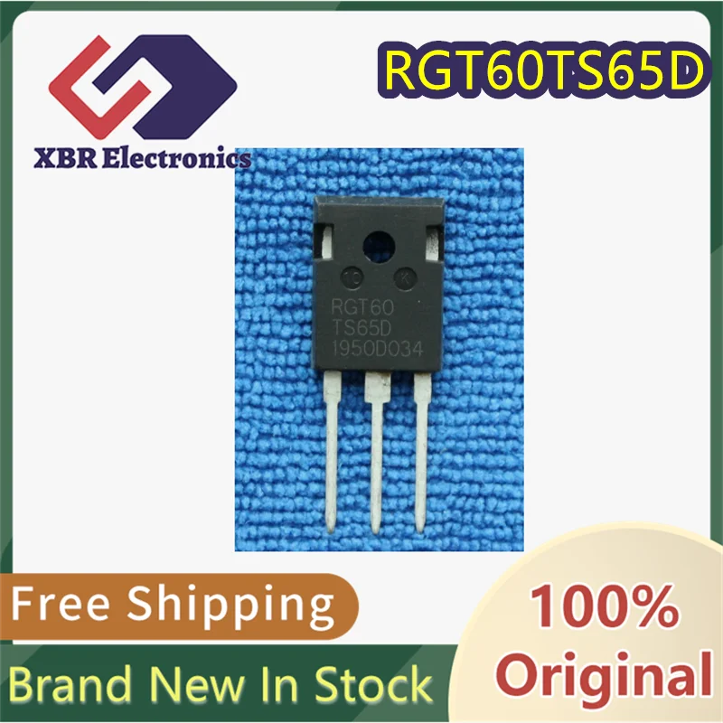 (5/50 個) RGT60TS65D RGT60TS65 TO-247 650V 30A インバーターエアコン IGBT パワートランジスタ本物送料無料
