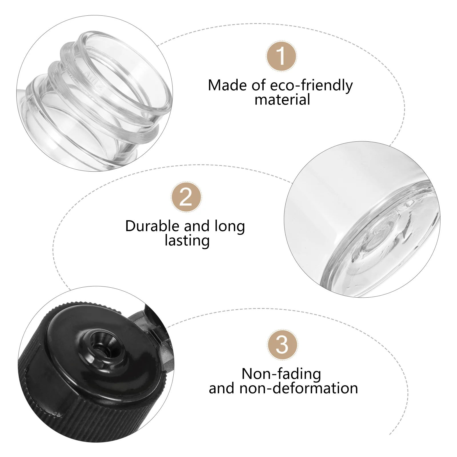 

12pcs 15Ml Lotion Subpackaging Bottles Emulsion Refillable Travel Dispenser Leakproof Clear Empty Containers For Trip