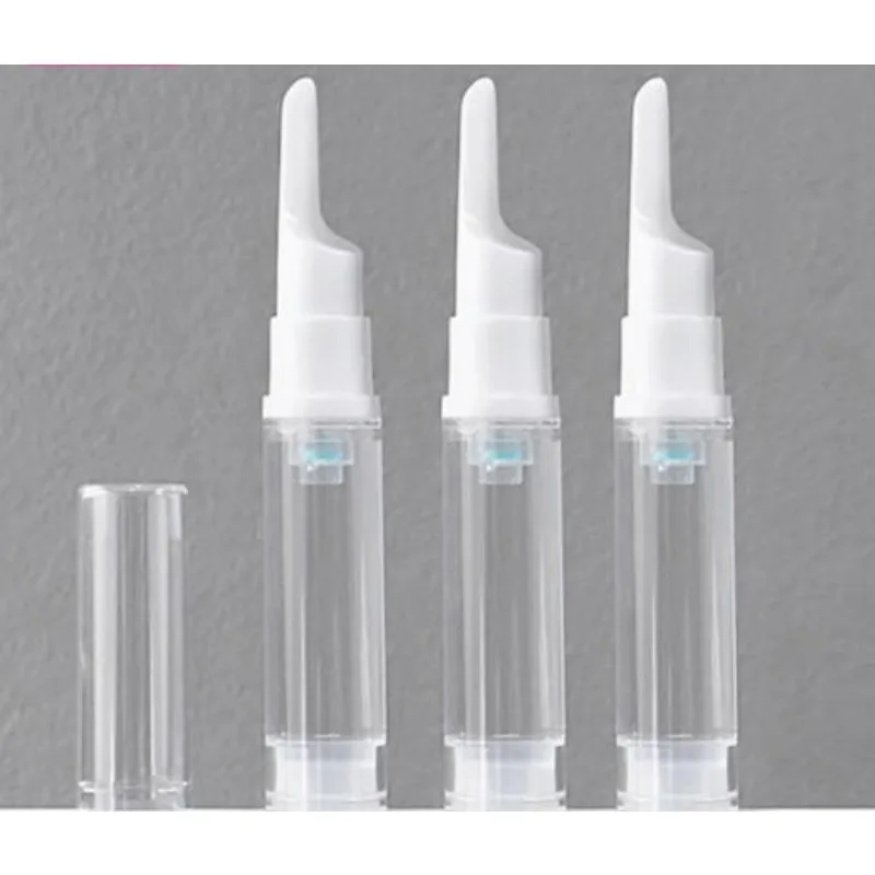 Botella Dispensadora de Base de Maquillaje Transparente Portátil de 5/10/15 ml, Contenedor de Muestras al Vacío sin Aire para Esencia, Gel para Ojos, Crema, Esencia de Viaje