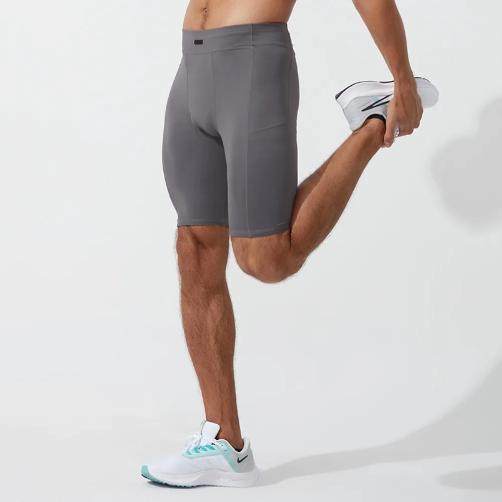 

Мужские компрессионные шорты для бега, быстросохнущие, для тренировок, спортзала, походов, летние