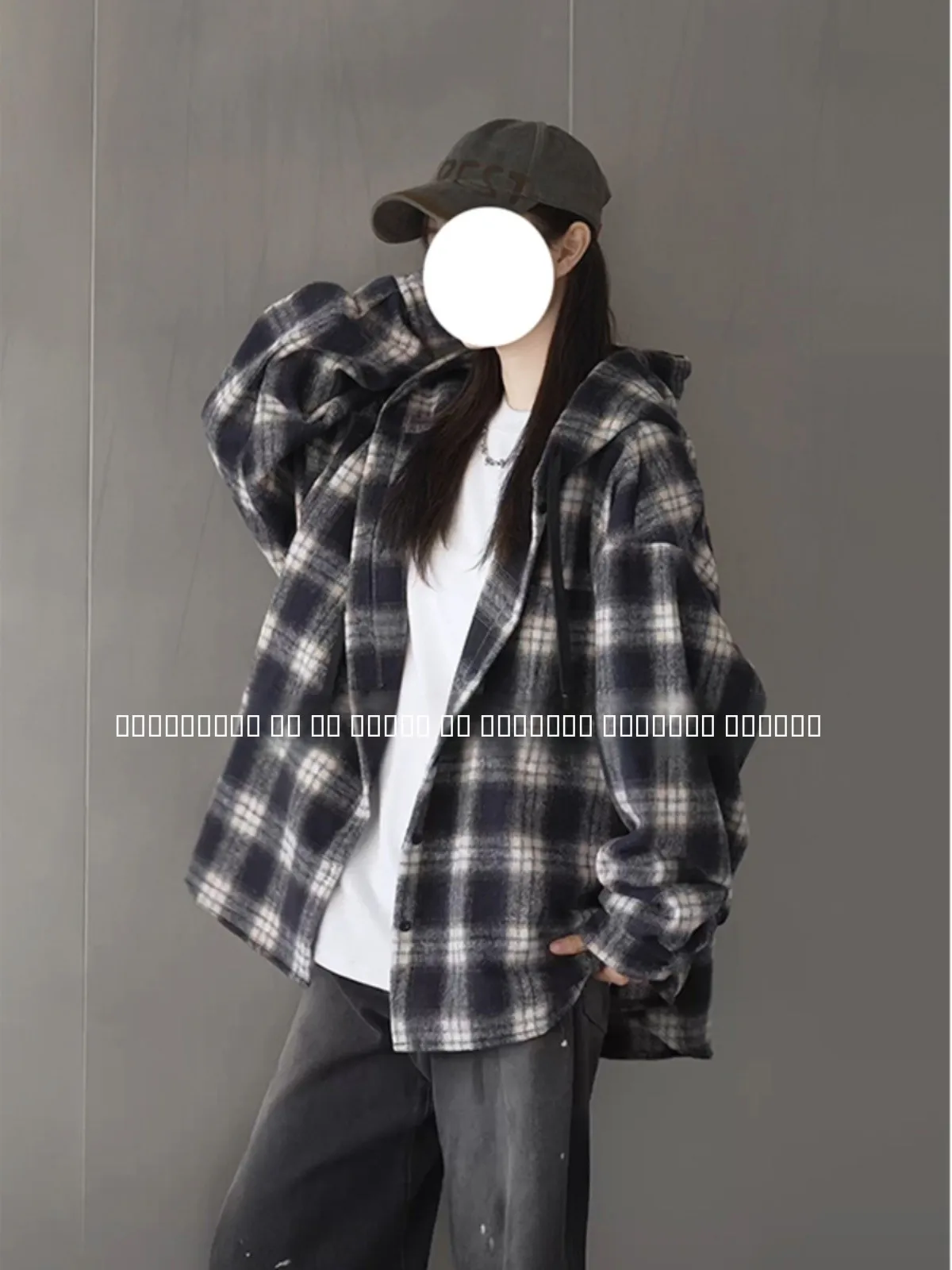 

Мужская длинная рубашка-жакет в клетку, весенняя, в стиле лоу-эйр, американский ретро-стиль, для ношения под одеждой, свободного кроя, синяя, с цветочным принтом, для многослойного образа