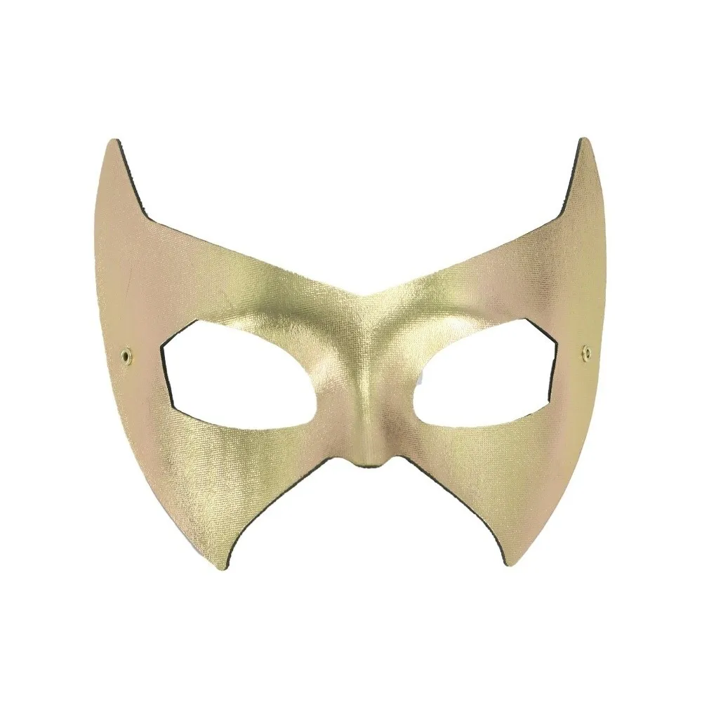 Stage Performance Masquerade Half Face Mask Gothic Style Handsome Venice Mask Adjustable Punk Bat Eye Mask Role Play