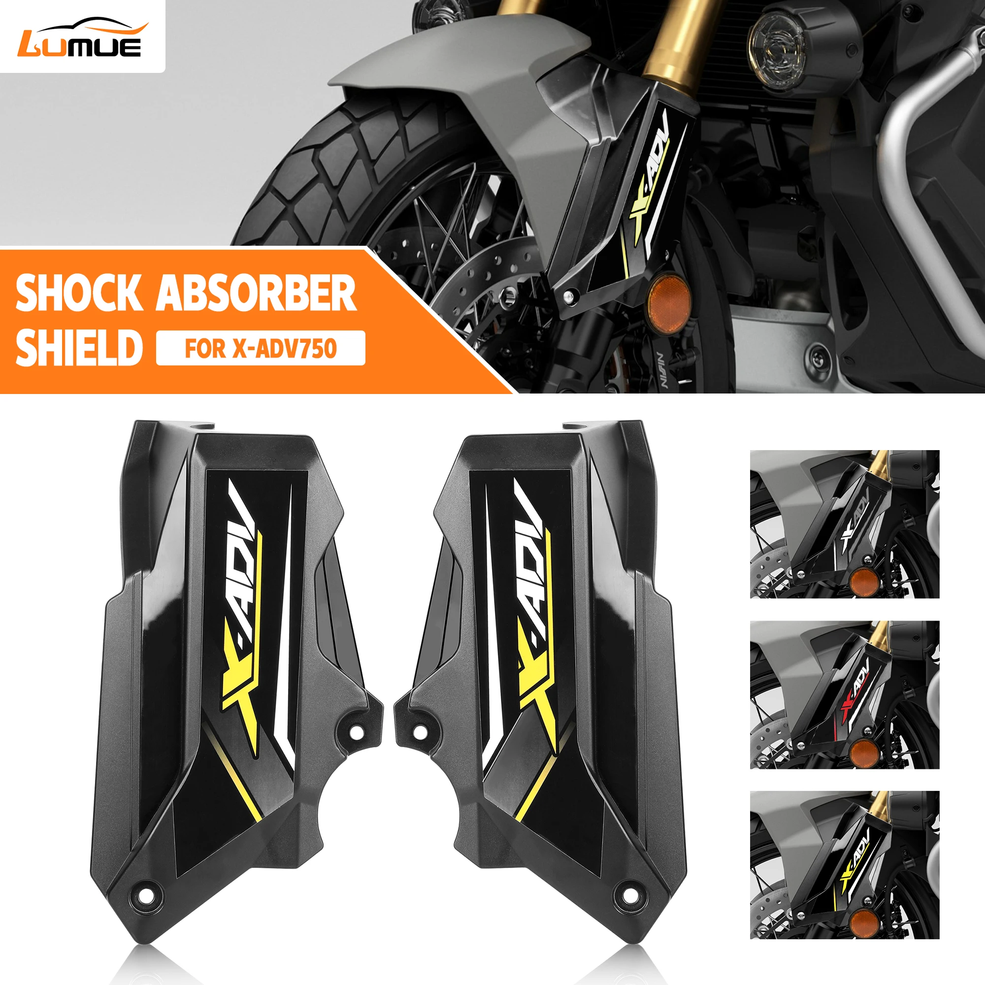 

For Honda XADV X-ADV 750 X ADV 750 XADV750 Motorcycle X ADV750 Front Fork Guard Shock Absorbing Protective Shell Cover