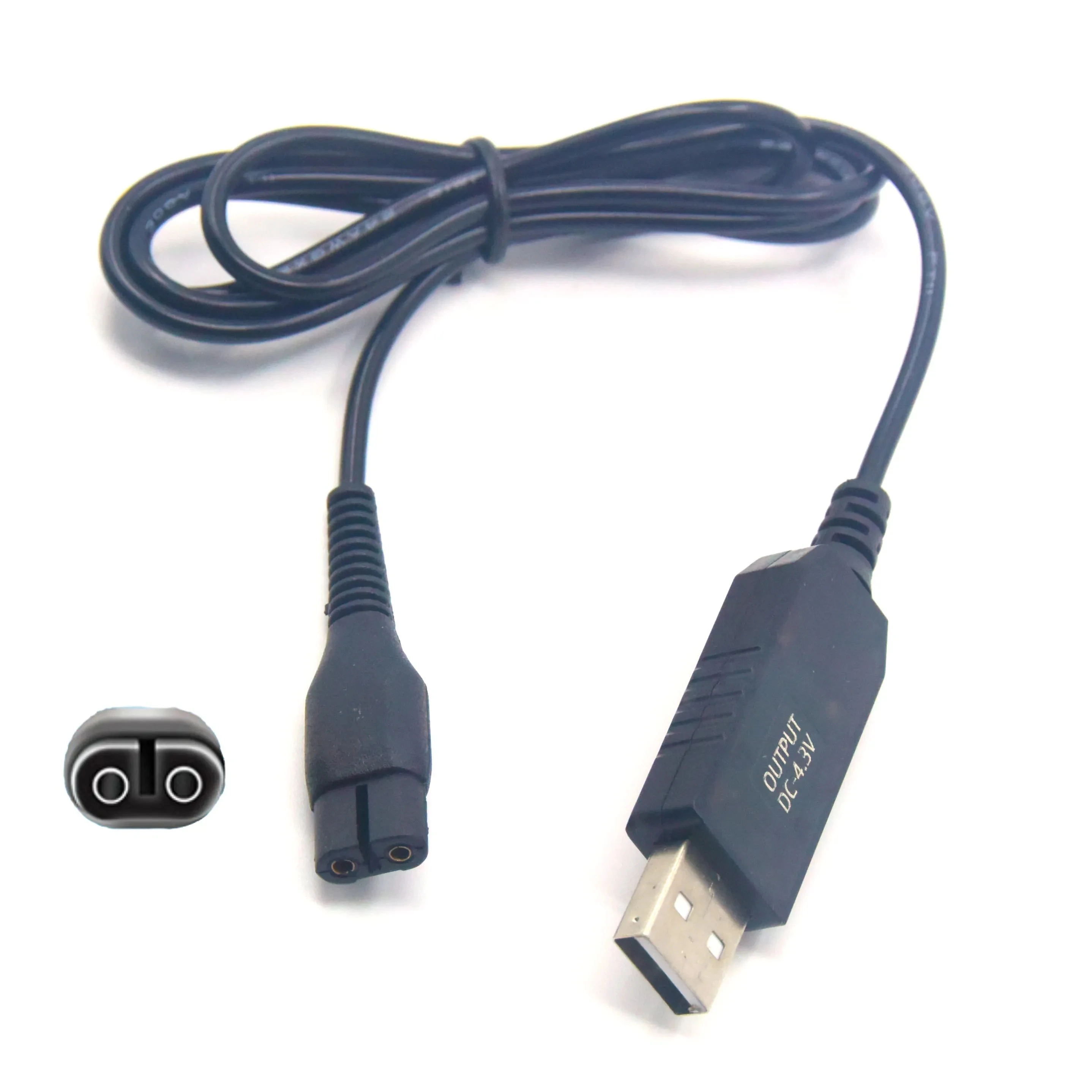 A00390 4.3V USB Adapter Power Cable For PHILIPS Norelco OneBlade MG3710 MG3711 MG3720 MG3721 MG3730 MG3731 MG3740 Shaver Charger