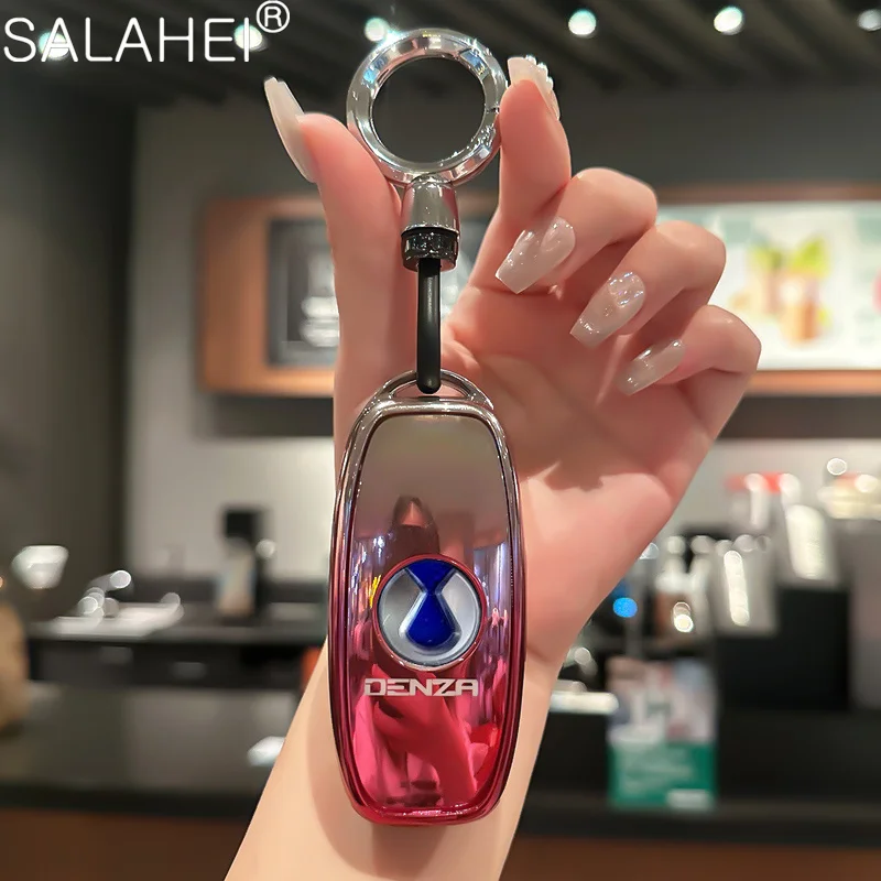 موضة بولي TPU سيارة الذكية مفتاح بعيد غطاء حامي حامل شل حقيبة المفاتيح ملحقات ل BYD Denza D9 DM-i 2022 2023 N7 N8