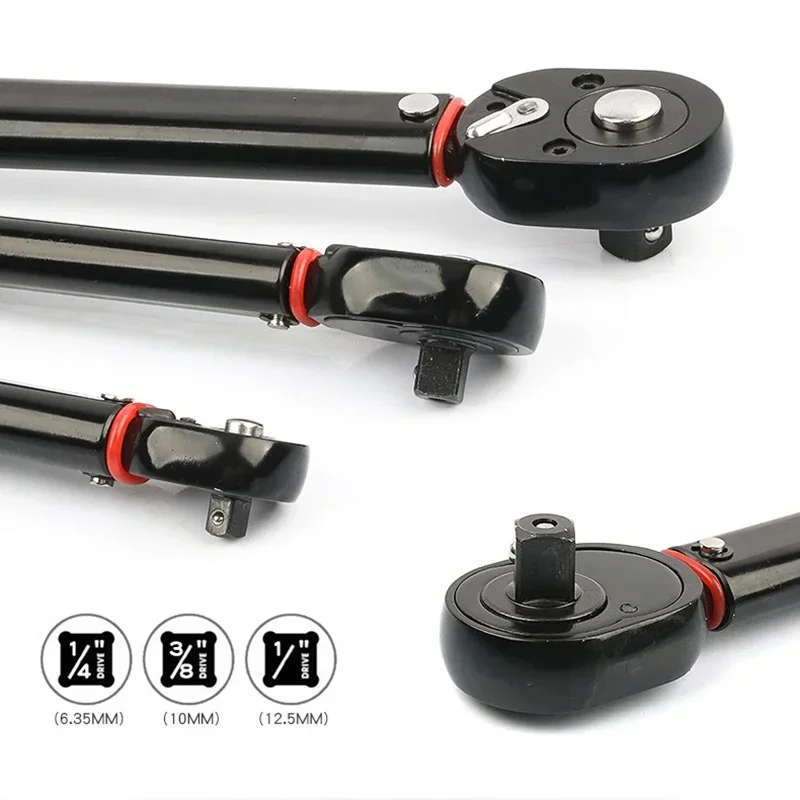 5-60n. m Drehmoments chl üssel 3/8 ''Vierkant antrieb vor eingestellte Fahrrad drehmomente Schlüssel Zwei-Wege-Ratsche Auto Fahrrad Auto Handwerkzeuge – Detail 8