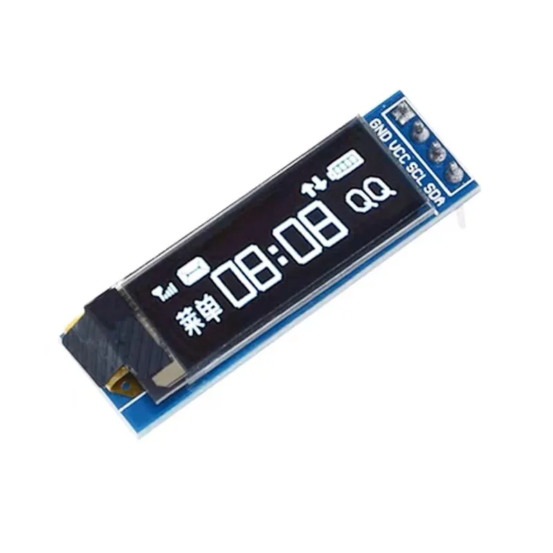 0,91 cala moduł OLED biały/niebieski OLED 128x32 moduł wyświetlacz LCD LED 0.91 "IIC komunikuje się do certyfikacji Arduino ROHS