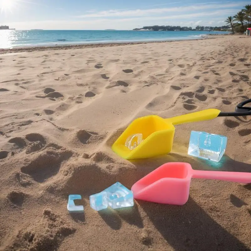 Conjunto de jogo de comida em miniatura para casa de bonecas – caixa de fazer gelo em escala 1/6, pá de gelo para acessórios de boneca