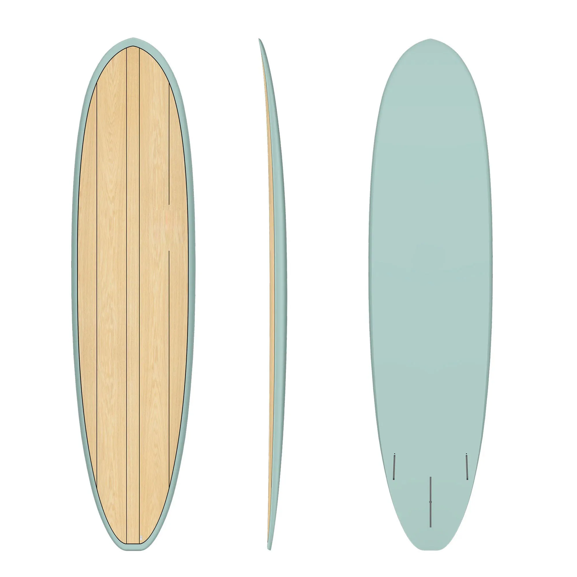 تصميم جديد قابل للنفخ Longboard SUP - لركوب الأمواج والتجول #1