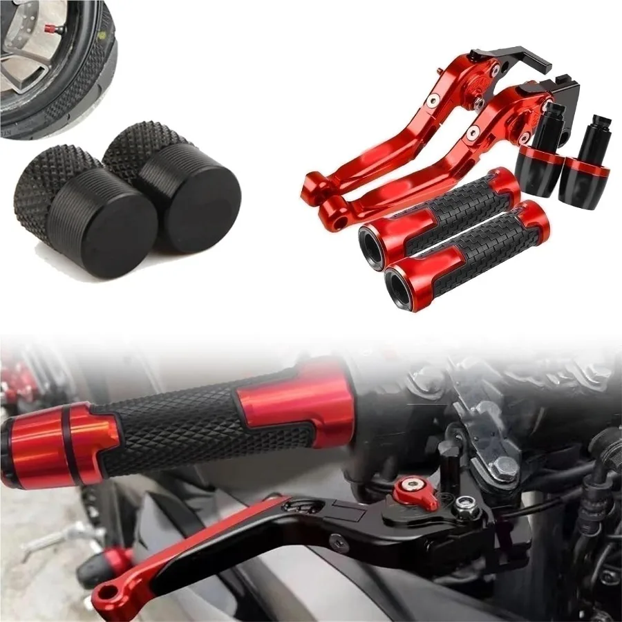 فرامل الدراجة النارية القابلة للتعديل وعتلات القابض لسوزوكي GSXR1000 GSXR1000 GSXR GSX R 1000 2007 2008 ينتهي مقود الدراجة مع