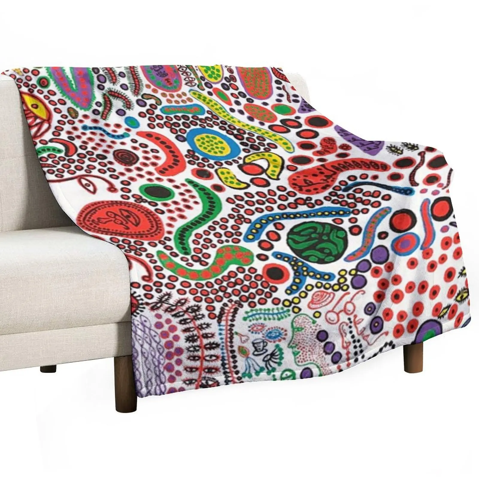 

Yayoi Kusama Endless Life Throw Blanket Kid'S blankets ands Luxury Thicken Loose Blankets