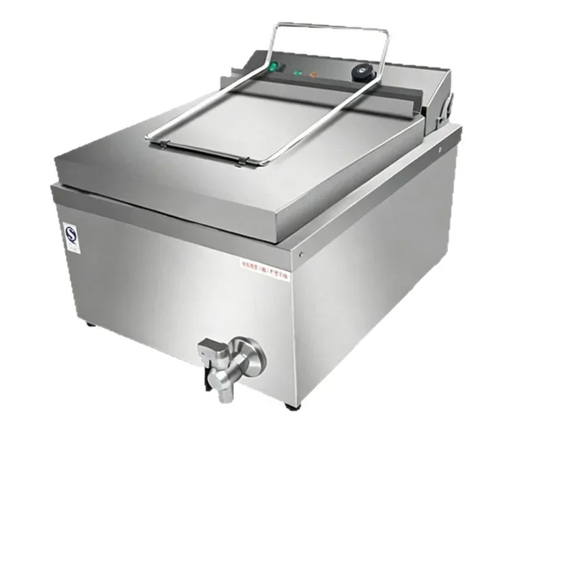 Large-capacity donut machine, commercial desktop single-cylinder multi-function fried chicken and potato chip machine for fryer
