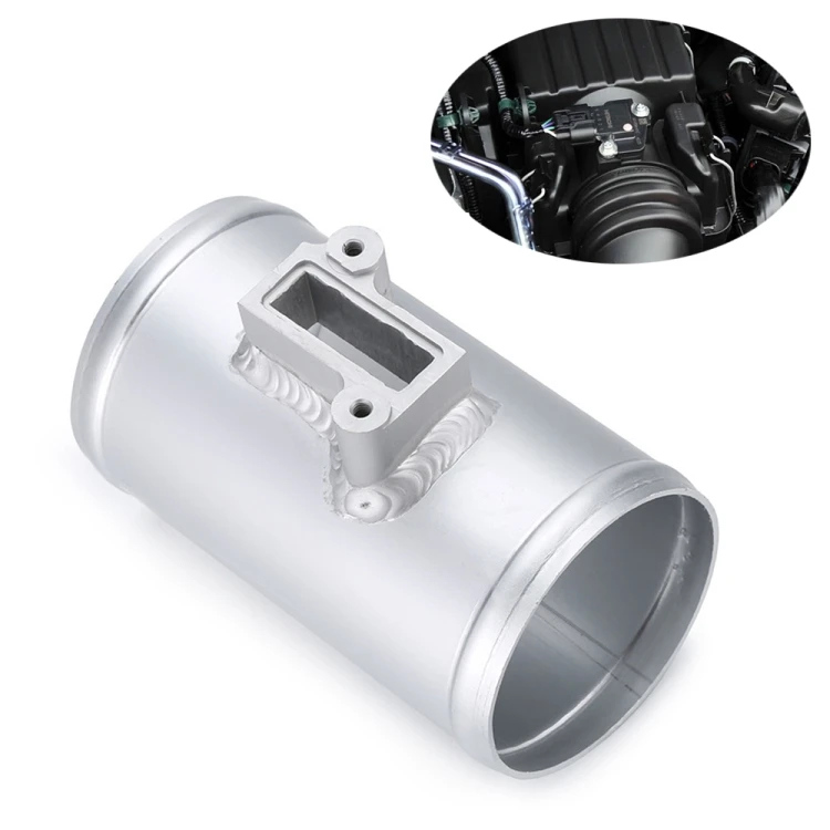 63Mm XH-UN605 Automotive Modified Engine Air Flow Meter Flanged Intake Sensor Base for Honda/Ford/Nissan
