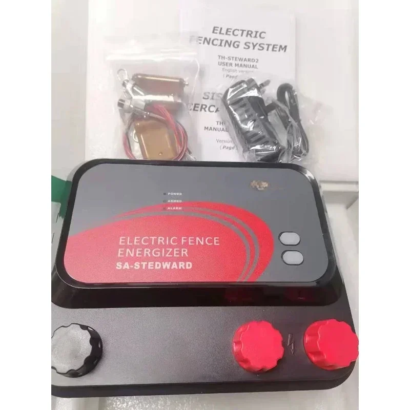 Electric Fence Solution 2  12KV High Voltage LCD Electric Fence Energizer with Remote For House Garden Hot sales