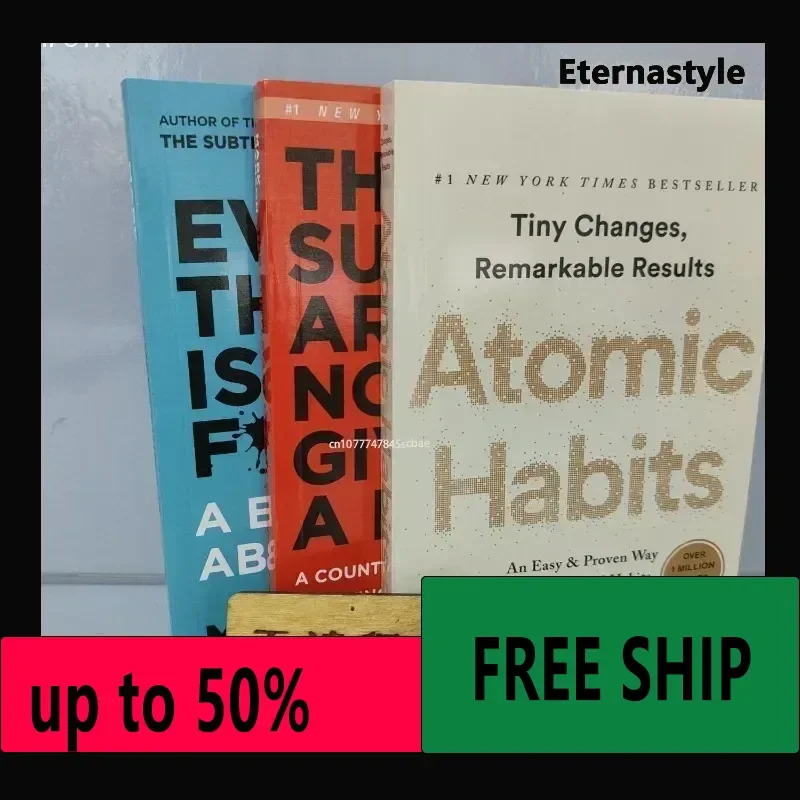 Hot Books ofAtomic Habits By James Clear An Easy & Proven Way Self-management Self-improvement Adult Reading Book DIFUYA livros