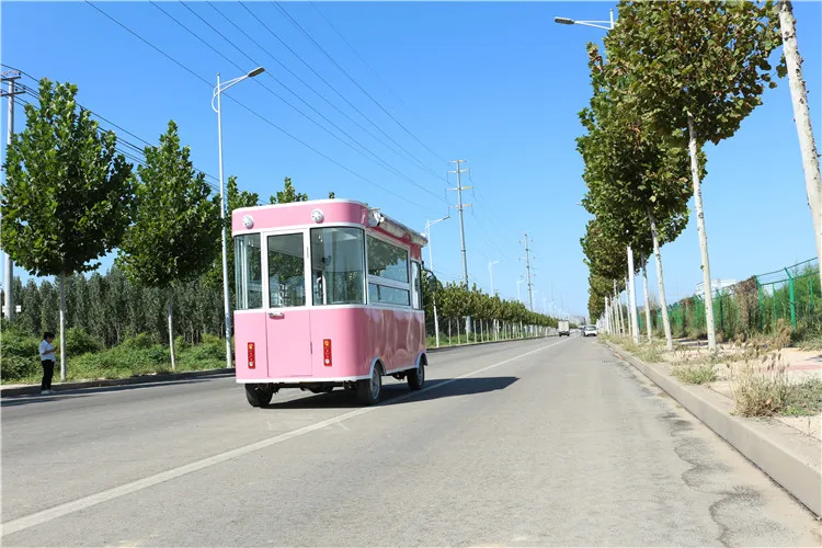 OEM dopuszczenie CE ulica elektryczny Food Truck przyczepa Hot Dog automat z sprzęt kuchenny