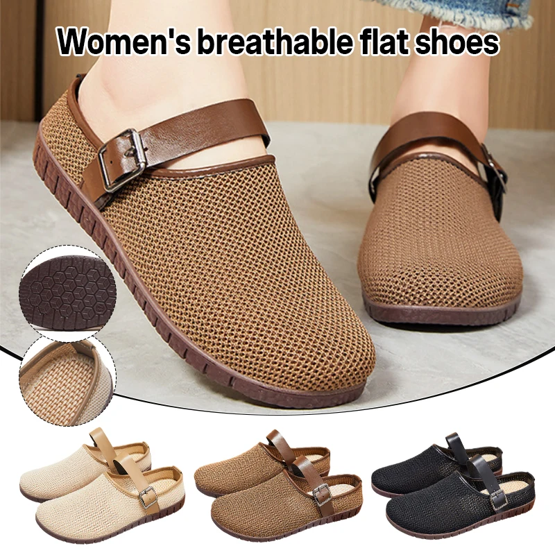 

Women Summer Shoes Lightweight Breathable Women Flats Shoes Fashionable Comfortable Casual Sneakers Loafers Women's Sandals