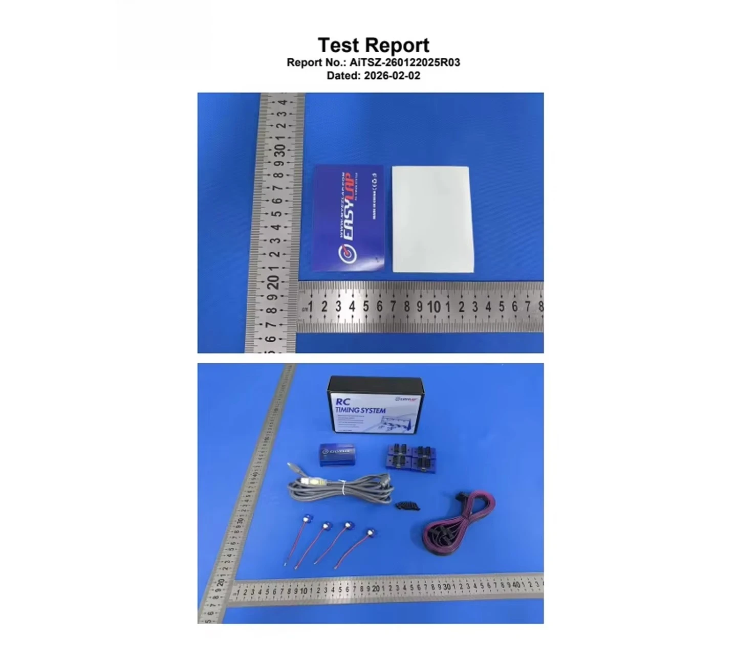 EasyLap Model EZ-L01 Timer Scoring Built-in Li-po Transponders 4pcs  Fit All RC Cars Racing Live MyLap Timing