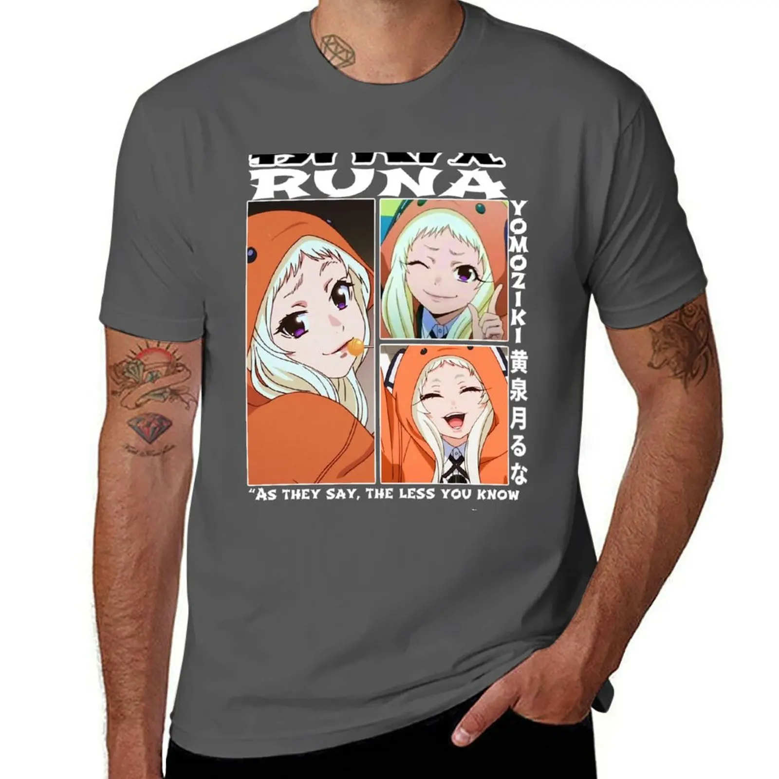 

Runa Yomozuki Kakegurui - Compulsive Gambler T-Shirt Breathable Workout Short Sleeve Top