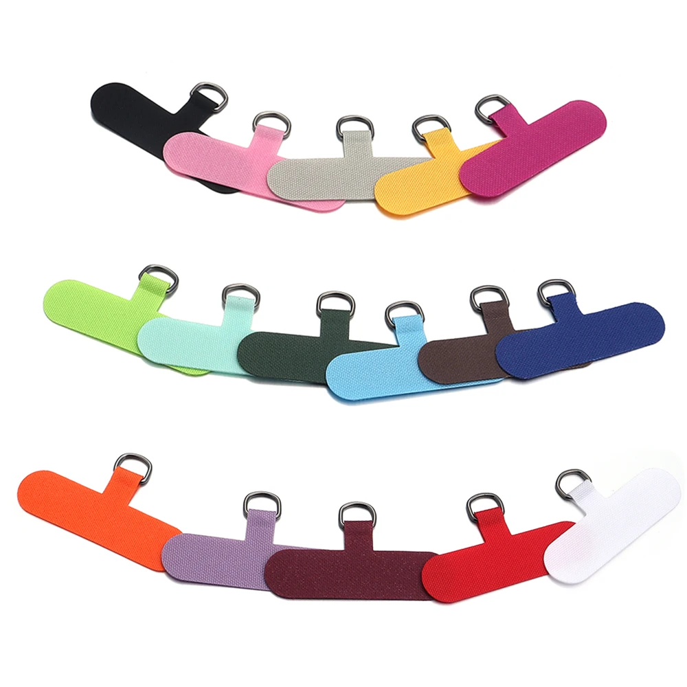 5 Stück Universelle Handy-Umhängekordel mit Anti-Verlust-Nylon-Patch, Abnehmbare Handyhalterung, Schlaufe, Befestigungspad – Detail 4
