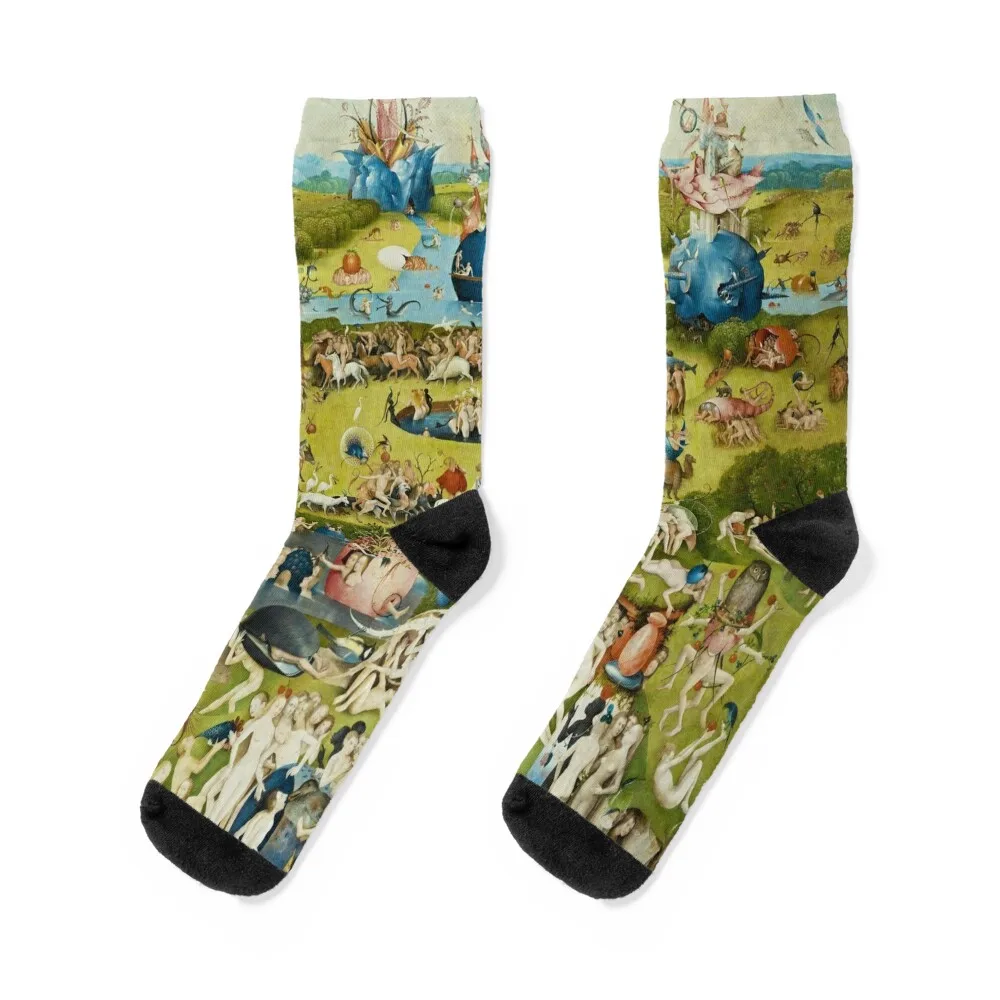 Hieronymus Bosch - Garden of Earthly Delights Poster Socks valentine gift ideas FASHION Argentina Christmas Women Socks Men's