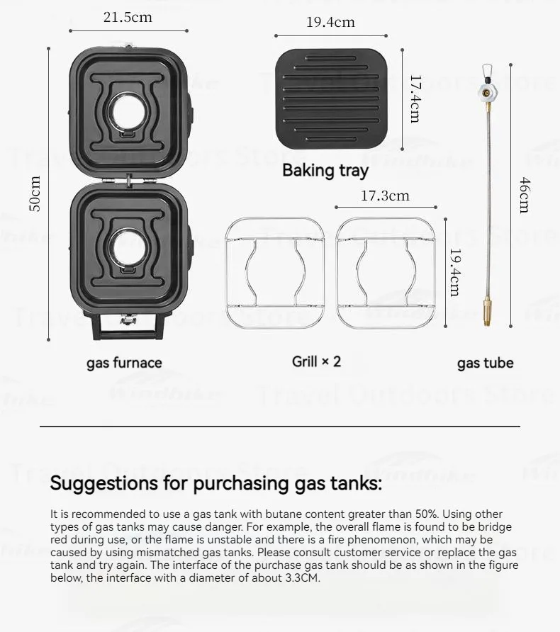 Naturehike Gasherd Für Ausflüge Ultraleicht Camp Tragbare Camping Picknick BBQ Kochgeschirr Camping Liefert Camping Zubehör Outdoor – Detail 13