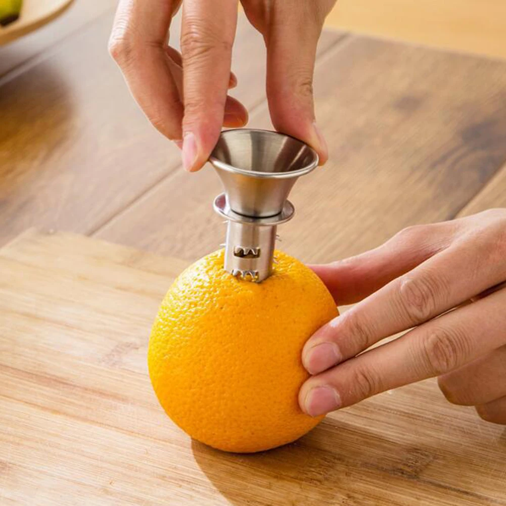 Pourer Kitchen Gadget Orange Limes Citrus Juicing Needs Three Row Drill Bit Design Citrus Juicer Lemon Squeezer