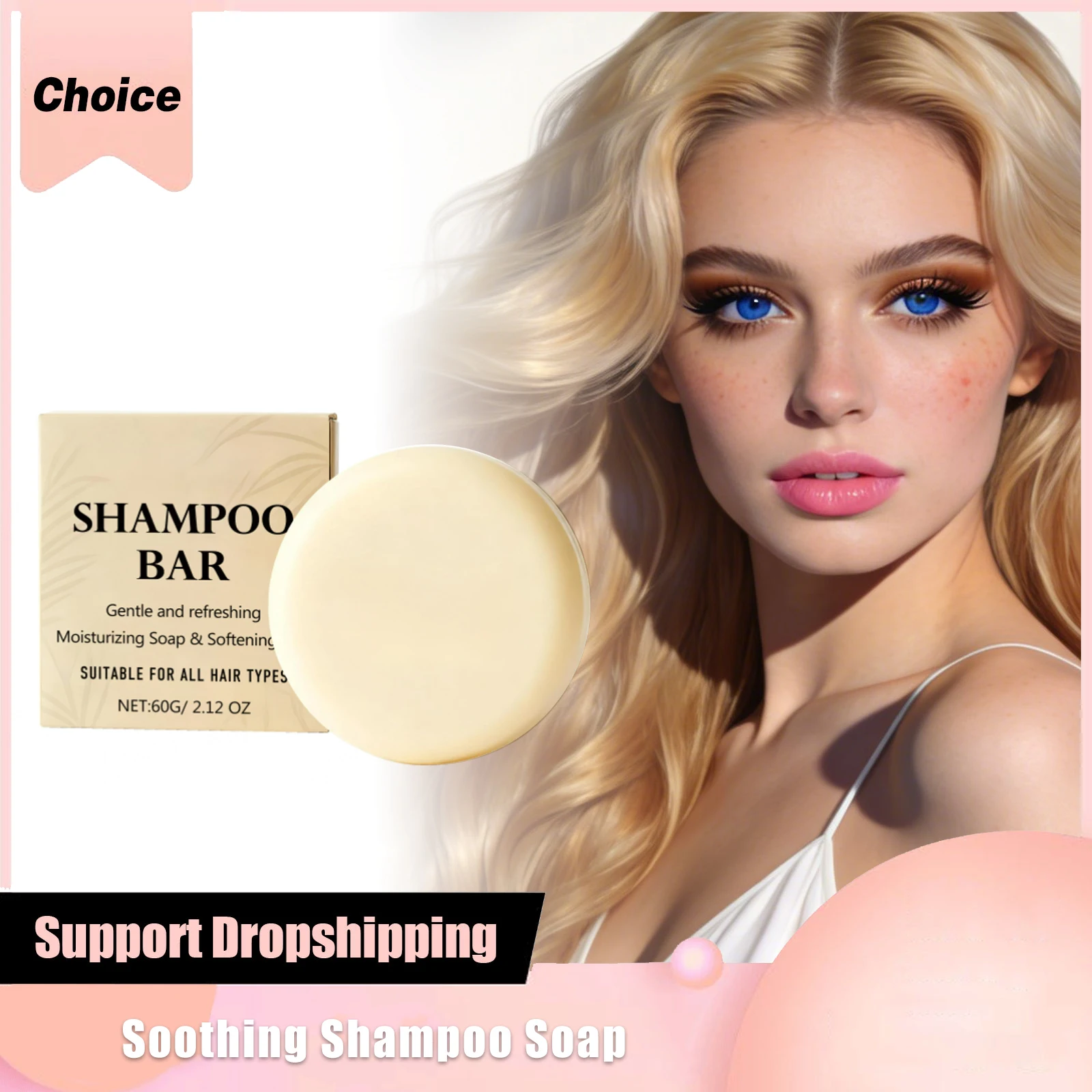Coconut Oil Control Shampoo Soap Strengthen Hair Follicles Deep Cleaning Repair Damage Reduce Scalp Fatigue Moisturizing Soap