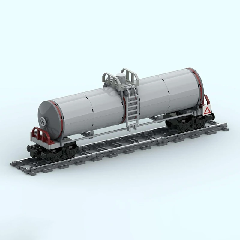 

New MOC City Engineering Large Train Oil Tank Car Model DIY Creative Children's Toys Birthday Gifts Technology Building Blocks