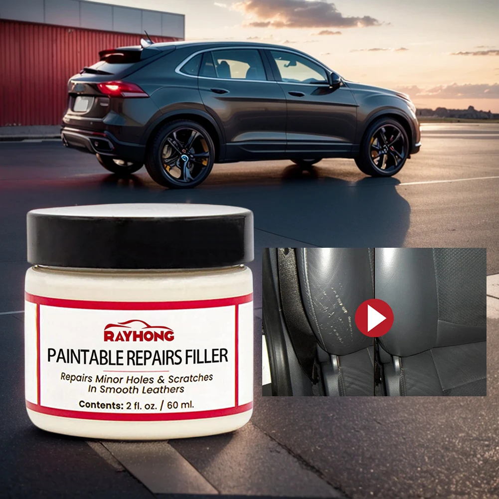 1pcs Compound Leather Restoration Cream Car Leather Conditioner Cleaner Car Repair Scratches Cracks Auto Leather Repair Cream