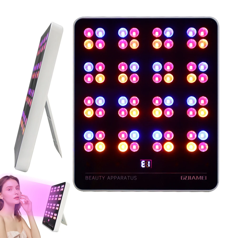 

LED Photon Beauty Care Facial Phototherapy Panel With Bracket Rejuvenating Skin Resists Wrinkles Salon Weight Loss Device