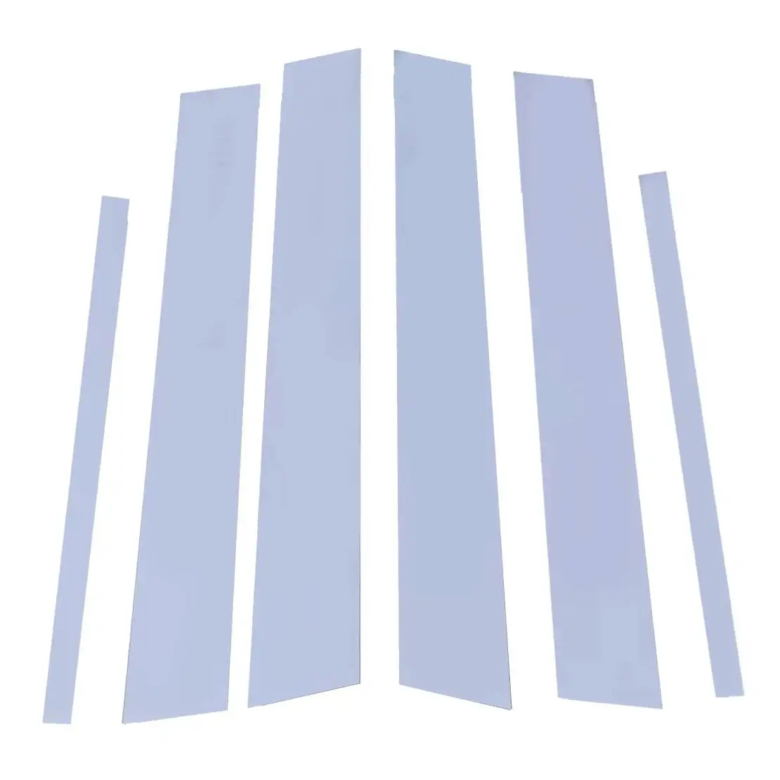 6Pcs Silver Door Trim B Pillar Posts Window Molding Cover Panel fit for Kia Optima 2011-2015