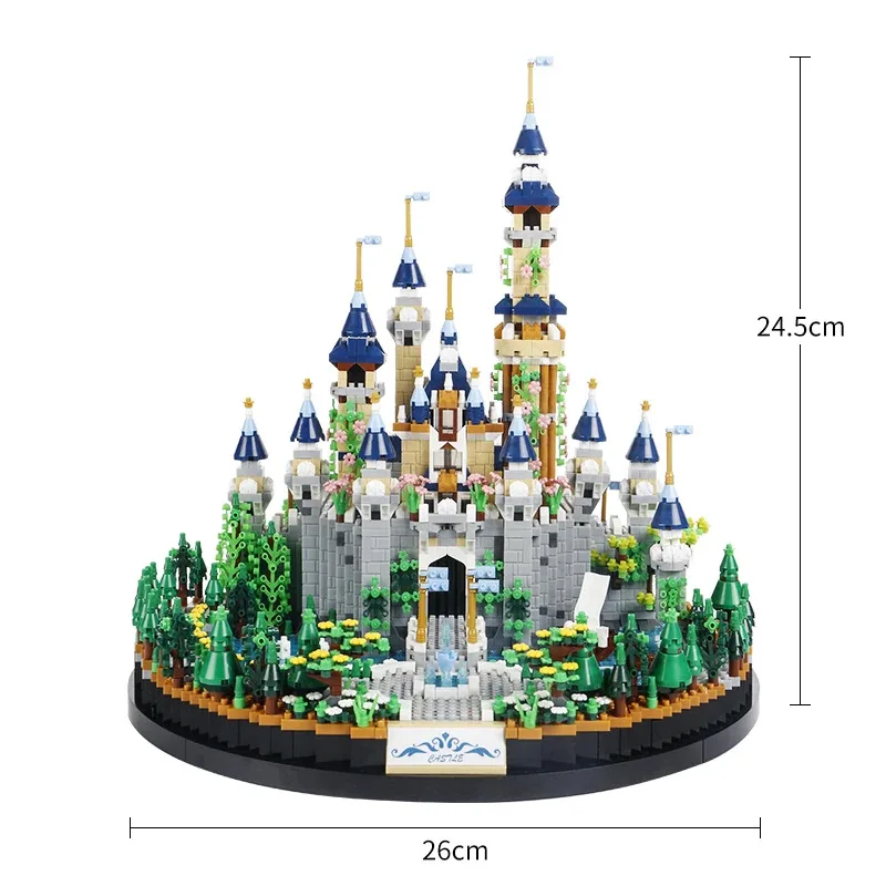 3600-delige kasteel bouwstenen mini-blokjes micro-deeltjes bouw speelgoed plastic model bouwset kinderspeelgoed cadeau - afbeelding 2