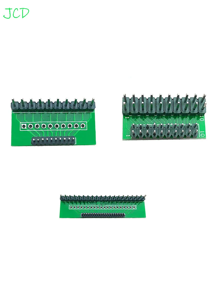 3PCS für ein- und zweireihige Pin-PCB-Adapterplatine 1,27/2,0/2,54 mm mit einem Abstand von 10P/20P für gegenseitige Konvertierung 0,05/0,1 Zoll – Detail 2