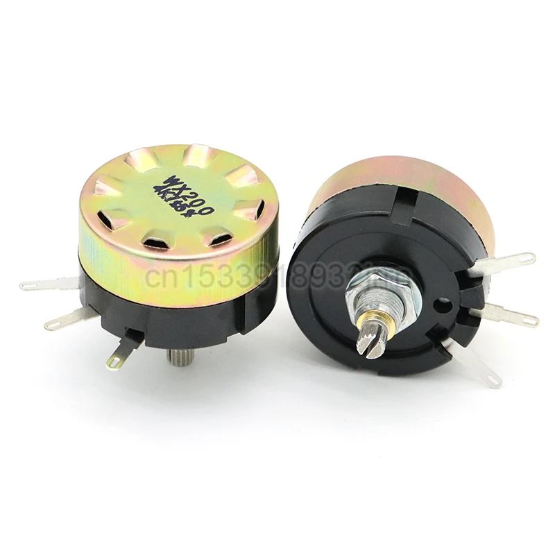 1Pcs WX200 Single Loop Wire Wound Potentiometer 4W Adjustable Resistor 4K7 Uses Special Speed Regulation For Audio