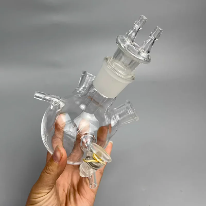 Moisture analyzer titrator five-mouth bottle glass reaction bottle 250ml burette optional