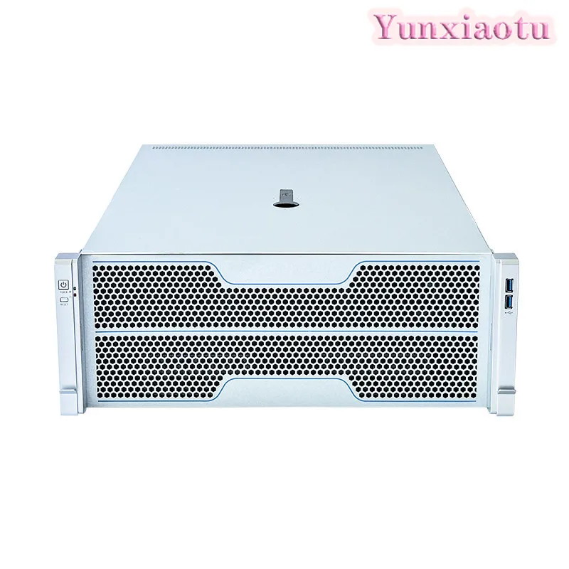 4U530 Rack Deep Learning Artificial Intelligence AI Computing Redundant Power Supply 4GPU Server Chassis ALEO