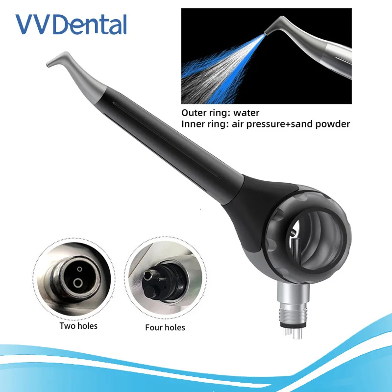 Dental Air Prophy Handpiece Unit Spray Polisher Air Prophy Unit 1S Scaling Sandblasting Teeth Whitening Polishing Tools