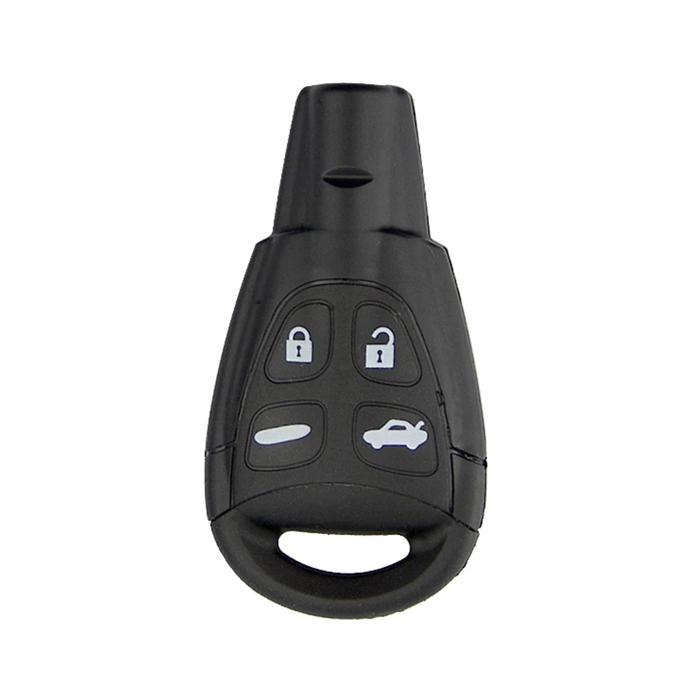 YIQIXIN-funda para llave de coche remota, carcasa para Saab 93 95 9-3 9-5 WF4 2003-2011, botones de goma suave con hoja de inserción, cubierta Fob