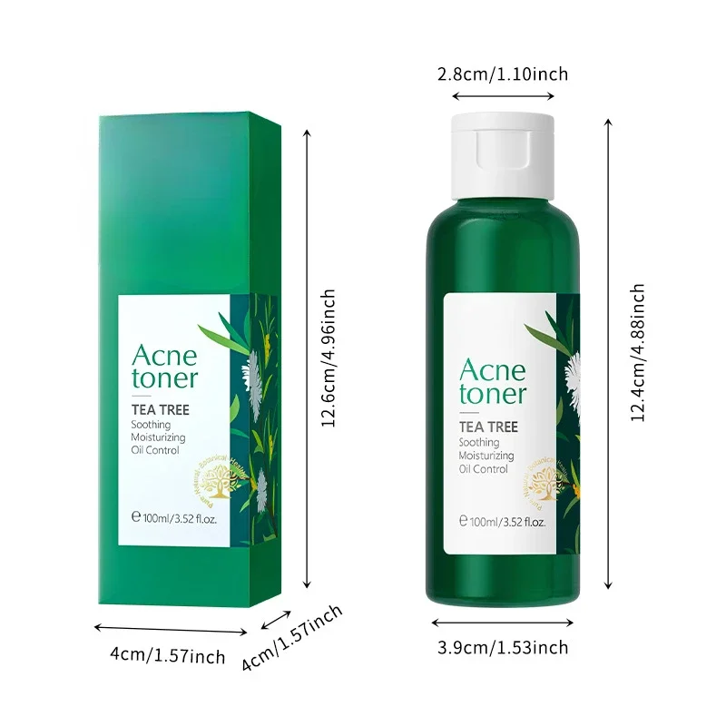 100ml Fenyi Tea Tree Anti Acne Toner Refreshing Moisturizing Moisturizing Moisturizing Softening Lotion Skin Care