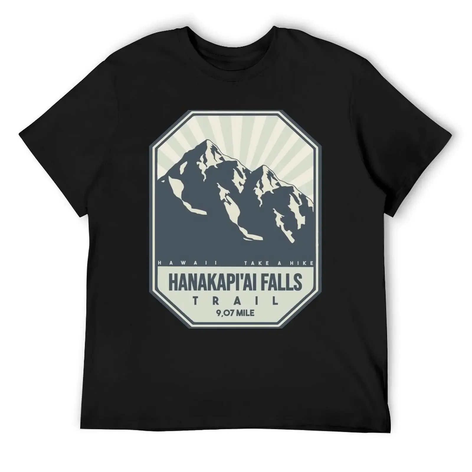 

Hanakapi'ai Falls Trail Hawaii Hiking Trail T-Shirt cheap stuff summer shirt vintage mens t shirts