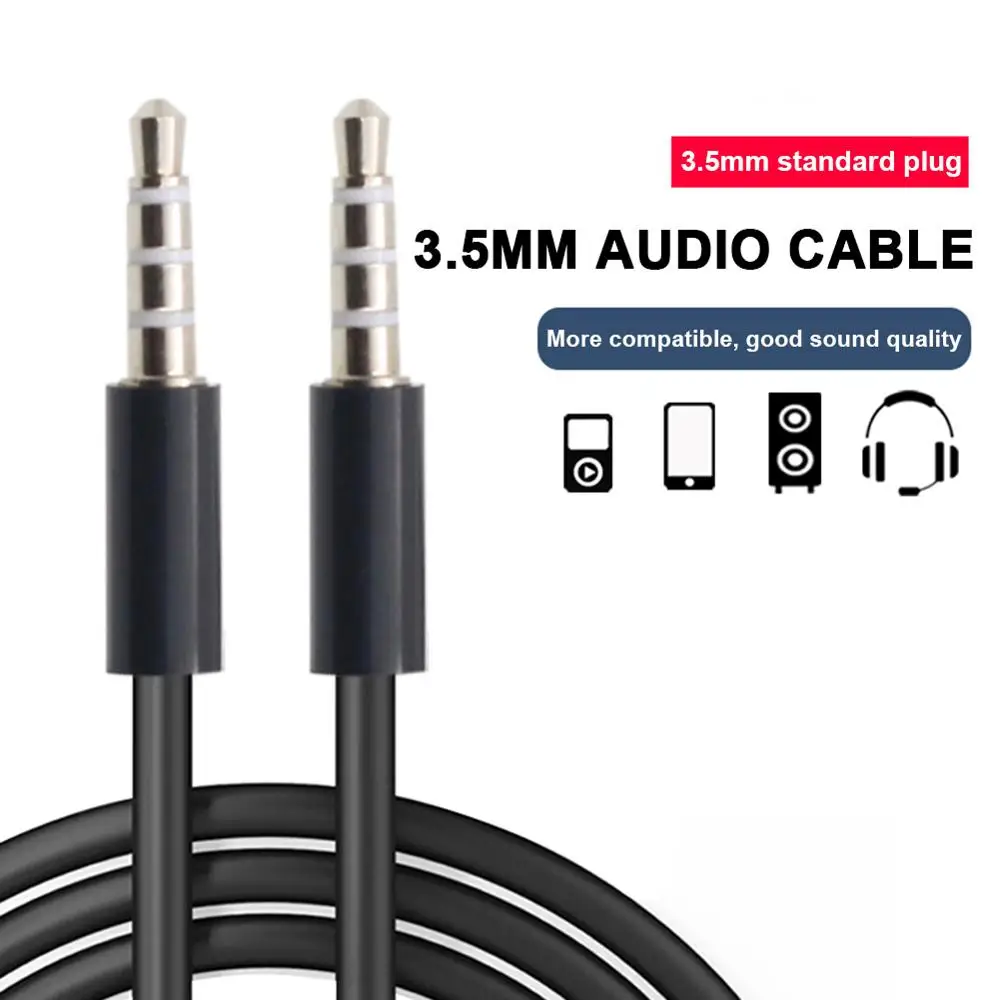 3.5Mm Jack Audio Kabel 3.5Mm Mannelijk Naar 3.5Mm Mannelijke Aux Kabel Voor Auto Smart Telefoon Hoofdtelefoon Versterker Luidspreker Aux Koord