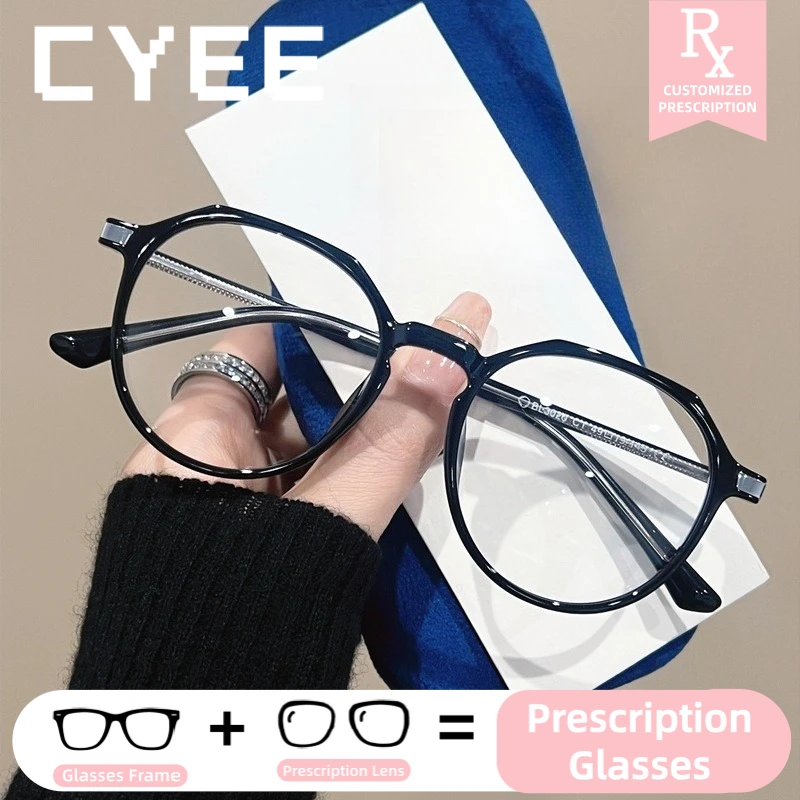 

CYEE Personalized Photochromic Myopia Eyeglasses Anti Blue Light Progressive Lenses Glasses CustomPrescription Optical Eyewear