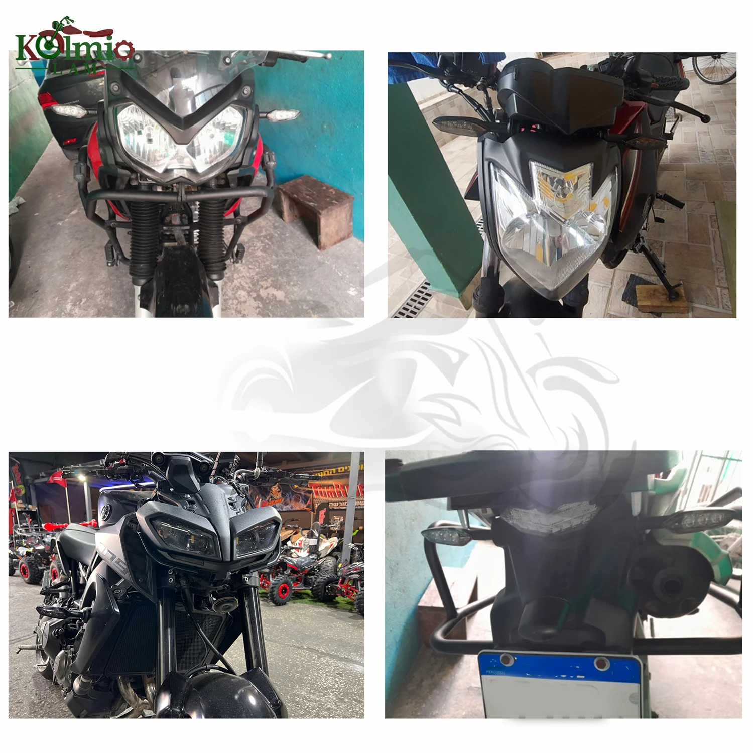 Fit for YZF R1 R6 R3 R25 R125 FZ1 FZ6 TMAX 530 Motorcycle LED Turn Signal Light Blinker Lamp Indicator MT07 MT09 FZ09 Tracer 900