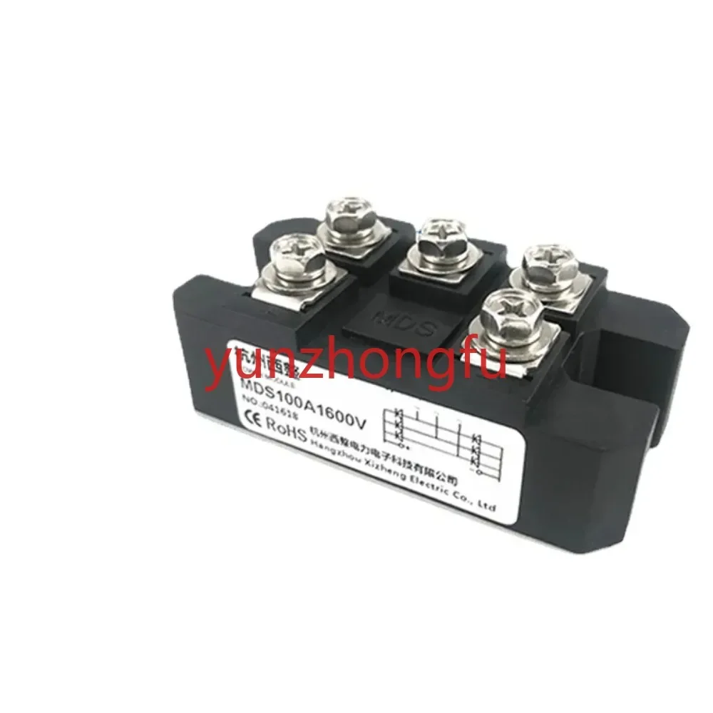 Three-Phase Rectifier Bridge Module 100a Motor MDS100-16 Electric Vehicle Signal Streghtener Dedicated