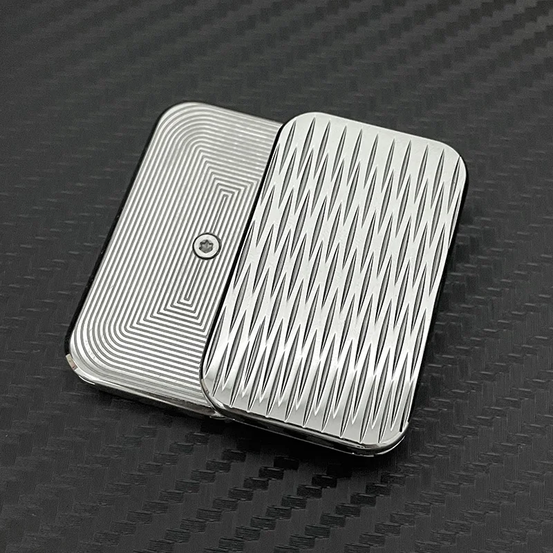 스타일리시한 무제한 푸시 슬라이더 EDC 피젯 토이 자석 금속 푸시 피젯 슬라이더 ADHD 장난감 성인 스트레스 해소 피젯 스피너