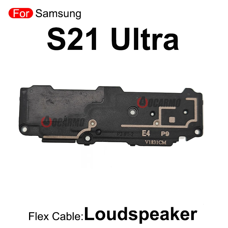 For Samsung Galaxy S21 Ultra S21U Motherboard Cover Loudspeaker Wireless Charging Coil Module Flex Cable With Metal Sheet