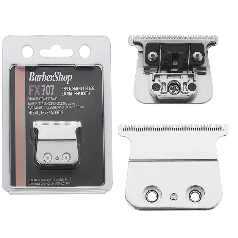 New Replacement Blades for BaBylissPRO FX787 & FX726 Trimmers, FX707 Replacement Blades Silver