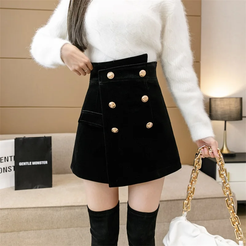 

Ladies Fashion OL High Wasited Woolen Shorts Women Clothes Girls Casual Cute Sexy Booty Shorts Female Outerwear Culotte BPy9888